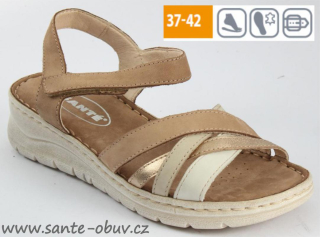 SANTÉ DÁMS.SANDÁL CB/35711 TAUPE